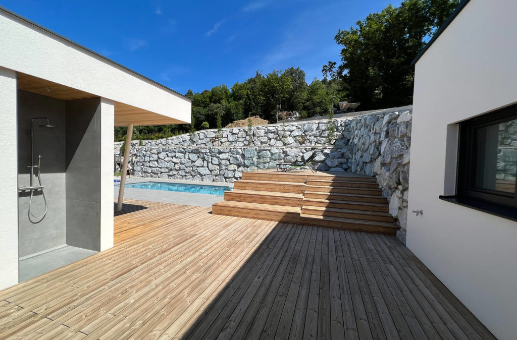 drascher: Terrasse aus Holz